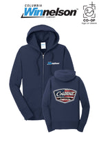 Port & Co™ Womens Core Fleece Full-Zip Hooded Sweatshirt - Columbia MO Winnelson