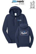 Port & Co™ Womens Core Fleece Full-Zip Hooded Sweatshirt - Winsupply of Nashua