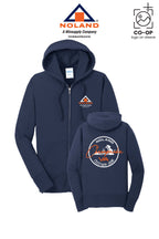 Port & Co™ Womens Core Fleece Full-Zip Hooded Sweatshirt - Noland Company Chesapeake