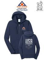 Port & Co™ Womens Core Fleece Full-Zip Hooded Sweatshirt - Noland West Palm Beach
