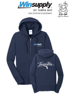 Port & Co™ Womens Core Fleece Full-Zip Hooded Sweatshirt - Winsupply of Tampa Bay