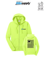 Port & Co™ Womens Core Fleece Full-Zip Hooded Sweatshirt - Winsupply Centerville OH