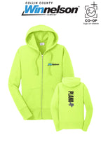Port & Co™ Womens Core Fleece Full-Zip Hooded Sweatshirt - Collin County Winnelson