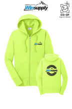 Port & Co™ Womens Core Fleece Full-Zip Hooded Sweatshirt - Winsupply Emerald City