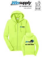 Port & Co™ Womens Core Fleece Full-Zip Hooded Sweatshirt - Winsupply of Farmington