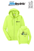 Port & Co™ Womens Core Fleece Full-Zip Hooded Sweatshirt - Winlectric of Midland