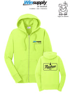 Port & Co™ Womens Core Fleece Full-Zip Hooded Sweatshirt - Winsupply of Nashua