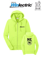 Port & Co™ Womens Core Fleece Full-Zip Hooded Sweatshirt - Omaha Winlectric