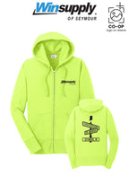 Port & Co™ Womens Core Fleece Full-Zip Hooded Sweatshirt - Winsupply of Seymour IN