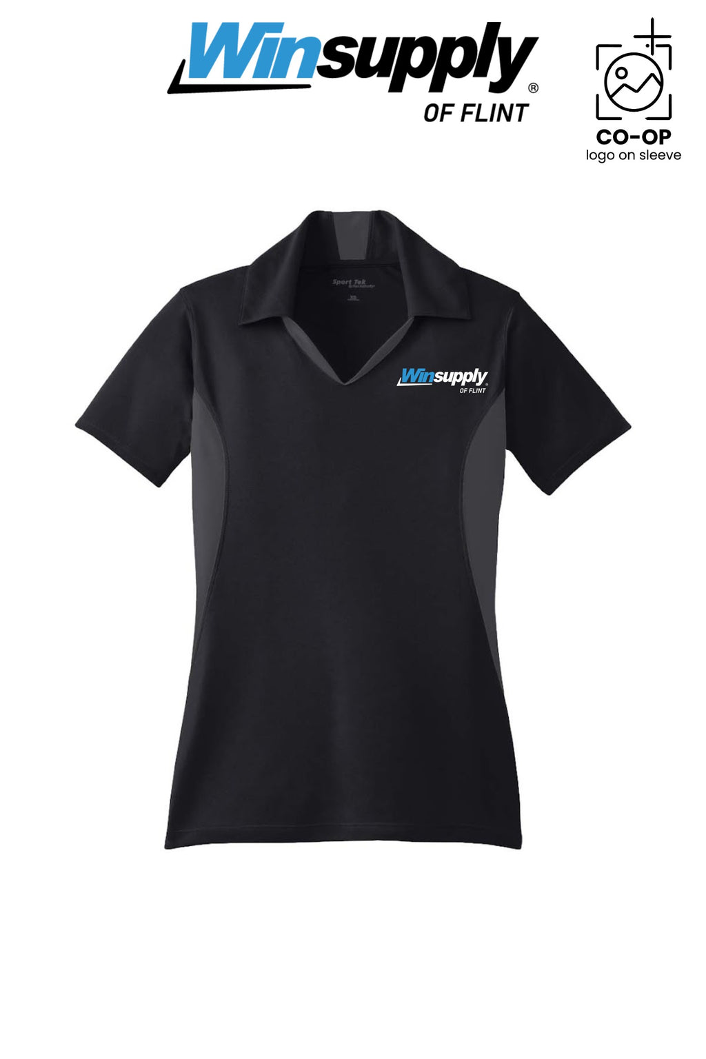 Sport-Tek® Women's Side Blocked Micropique Sport-Wick® Polo - Winsupply of Flint