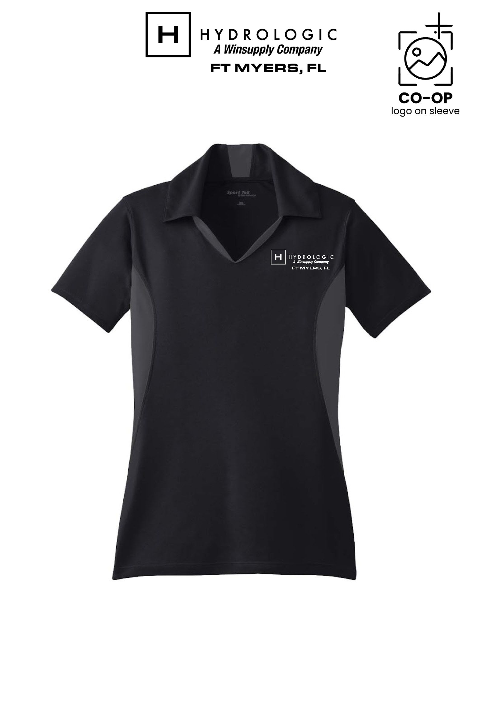 Sport-Tek® Women's Side Blocked Micropique Sport-Wick® Polo - Winsupply Ft Myers FL Co.