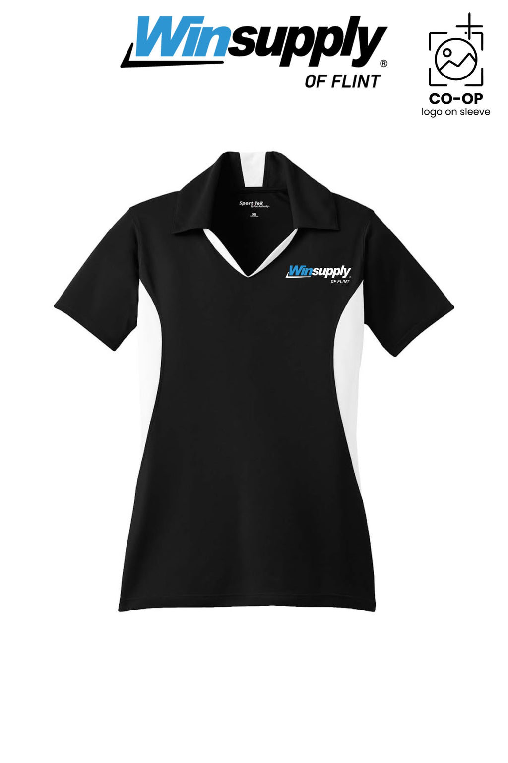 Sport-Tek® Women's Side Blocked Micropique Sport-Wick® Polo - Winsupply of Flint