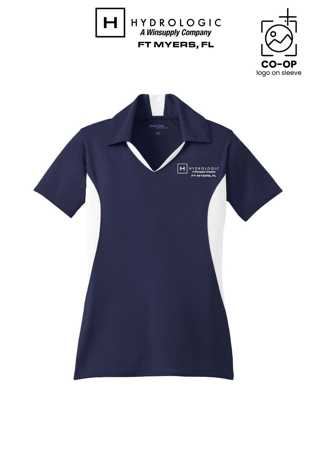 Sport-Tek® Women's Side Blocked Micropique Sport-Wick® Polo - Winsupply Ft Myers FL Co.