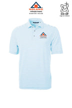 Cutter & Buck Virtue Recycled Stripe Featherlight Pique Mens Big & Tall Polo - Winston Salem Noland