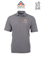 Cutter & Buck Virtue Recycled Stripe Featherlight Pique Mens Big & Tall Polo - Winston Salem Noland