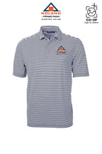 Cutter & Buck Virtue Recycled Stripe Featherlight Pique Mens Big & Tall Polo - Winston Salem Noland