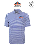 Cutter & Buck Virtue Recycled Stripe Featherlight Pique Mens Big & Tall Polo - Winston Salem Noland