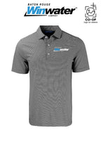 Cutter & Buck Forge Recycled Double Stripe Four-Way Stretch Mens Big & Tall Polo - Baton Rouge Winwater
