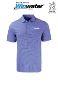 Cutter & Buck Forge Recycled Double Stripe Four-Way Stretch Mens Big & Tall Polo - Baton Rouge Winwater