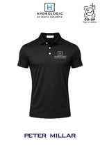 Peter Millar Mens Solid Performance Polo - Self Collar - Winsupply Sarasota FL Co.