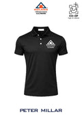 Peter Millar Mens Solid Performance Polo - Self Collar - Culpeper Noland