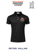 Peter Millar Mens Solid Performance Polo - Self Collar - Culpeper Noland