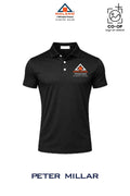 Peter Millar Mens Solid Performance Polo - Self Collar - Winston Salem Noland