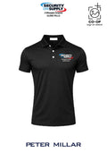Peter Millar Mens Solid Performance Polo - Self Collar - SPHS Glens Falls