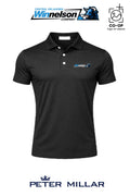 Peter Millar Mens Solid Performance Polo - Self Collar - Winnelson Central Oklahoma