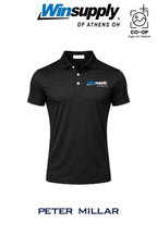 Peter Millar Mens Solid Performance Polo - Self Collar - Winsupply of Athens OH