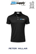 Peter Millar Mens Solid Performance Polo - Self Collar - Cedar Rapids Winsupply