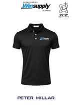 Peter Millar Mens Solid Performance Polo - Self Collar - Cedar Rapids Winsupply