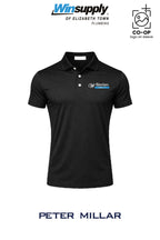 Peter Millar Mens Solid Performance Polo - Self Collar - Winsupply of Elizabethtown