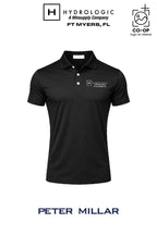 Peter Millar Mens Solid Performance Polo - Self Collar - Winsupply Ft Myers FL Co.