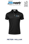 Peter Millar Mens Solid Performance Polo - Self Collar - Madison Winsupply