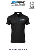 Peter Millar Mens Solid Performance Polo - Self Collar - Winsupply N Las Cruces NM