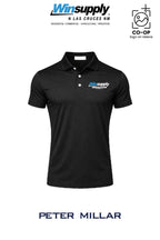 Peter Millar Mens Solid Performance Polo - Self Collar - Winsupply N Las Cruces NM