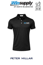 Peter Millar Mens Solid Performance Polo - Self Collar - Winsupply N Wilmington NC
