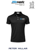 Peter Millar Mens Solid Performance Polo - Self Collar - Winsupply of Oklahoma City