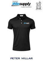 Peter Millar Mens Solid Performance Polo - Self Collar - Phoenix Winsupply