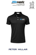 Peter Millar Mens Solid Performance Polo - Self Collar - Winsupply of Wilmington