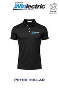 Peter Millar Mens Solid Performance Polo - Self Collar - Winlectric Bangor