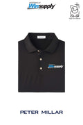 Peter Millar Mens Solid Performance Polo - Self Collar - Winsupply Centerville OH