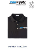 Peter Millar Mens Solid Performance Polo - Self Collar - Winsupply of Louisville KY
