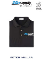 Peter Millar Mens Solid Performance Polo - Self Collar - Winsupply of Louisville KY