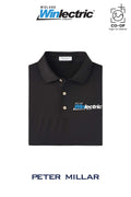 Peter Millar Mens Solid Performance Polo - Self Collar - Winlectric of Midland