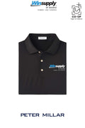 Peter Millar Mens Solid Performance Polo - Self Collar - Winsupply of Nashua