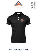 Peter Millar Mens Solid Performance Polo - Self Collar - Noland Company Chesapeake