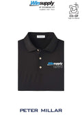 Peter Millar Mens Solid Performance Polo - Self Collar - Winsupply of Richmond KY