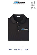 Peter Millar Mens Solid Performance Polo - Self Collar - Withamsville Winnelson